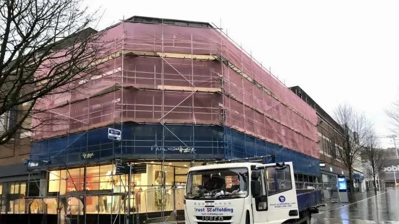 Trust Scaffolding commercial scaffolding South Wales NHS