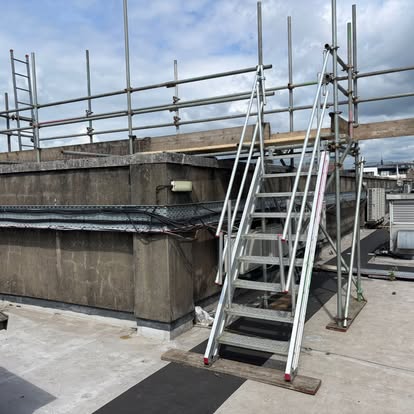 Temporary Roofing scaffolding in South Wales — image 3