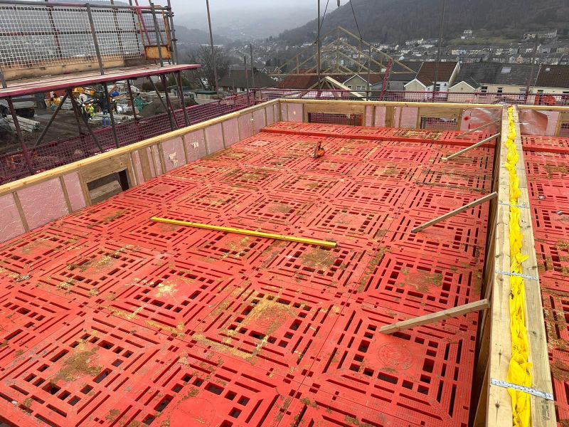 T-Deck safety decking installation in Cardiff