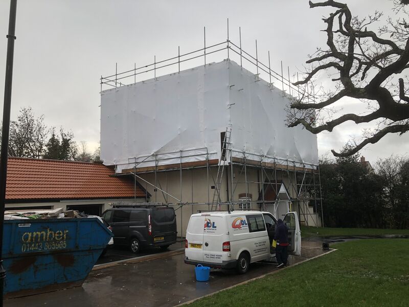 Solar Panel Scaffolding — scaffolding services in South Wales