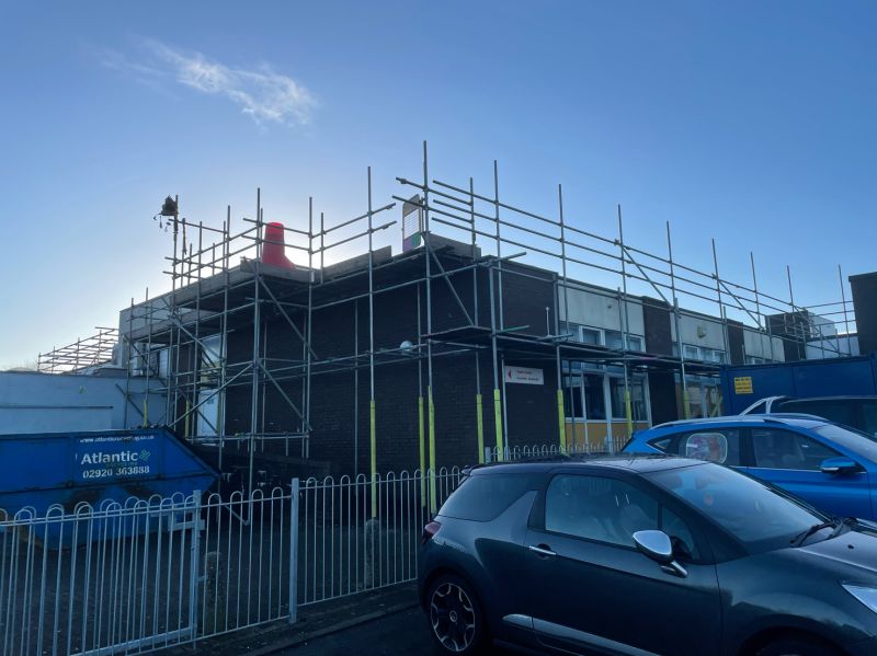 Edge Protection scaffolding in South Wales — image 10