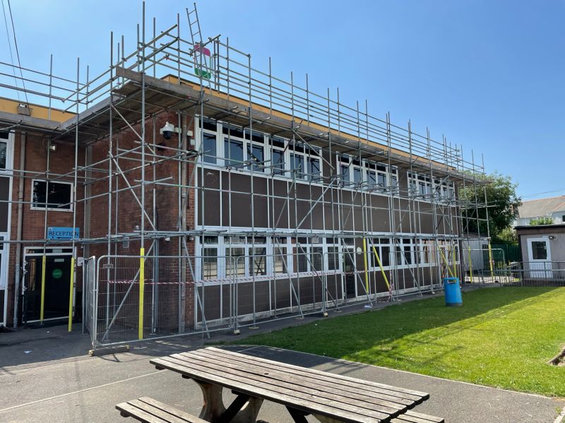 Edge Protection scaffolding in South Wales — image 8