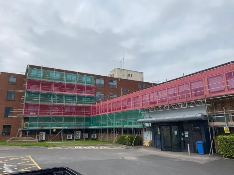 Commercial scaffolding project by Trust Scaffolding