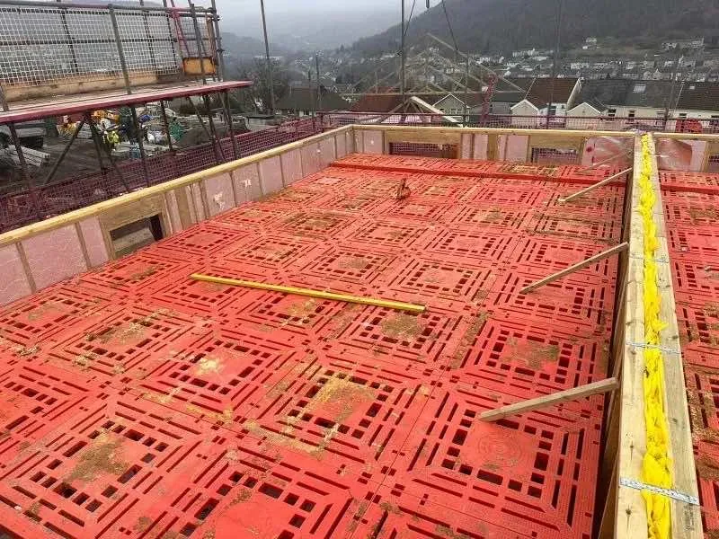 T-Deck safety decking installation in Afan Valley